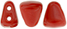 NIB-BIT 6 x 5mm (loose) : Opaque Red