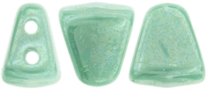 NIB-BIT 6 x 5mm (loose) : Luster - Opaque Turquoise