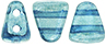 NIB-BIT 6/5mm (loose) : Luster - Transparent Blue