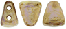 NIB-BIT 6/5mm (loose) : Luster - Opaque Gold/White