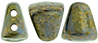 NIB-BIT 6/5mm (loose) : Blue Turquoise - Bronze Picasso