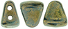NIB-BIT 6 x 5mm (loose) : Turquoise - Bronze Picasso