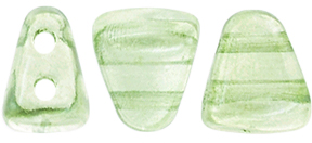 NIB-BIT 6 x 5mm (loose) : Luster - Transparent Lt Green