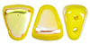 NIB-BIT 6 x 5mm (loose) : Opaque Yellow - Double Sided AB