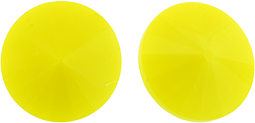 Rivoli 14mm (loose) : Lt Opaque Yellow