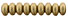 Rondelle 4mm (loose) : Matte - Metallic Flax