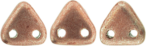 CzechMates Triangle 6mm (loose) : ColorTrends: Saturated Metallic Butterum