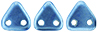CzechMates Triangle 6mm (loose) : ColorTrends: Saturated Metallic Neutral Gray