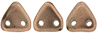 CzechMates Triangle 6mm (loose) : ColorTrends: Saturated Metallic Autumn Maple