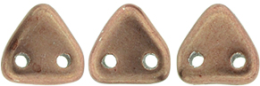 CzechMates Triangle 6mm (loose) : ColorTrends: Saturated Metallic Autumn Maple