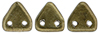CzechMates Triangle 6mm (loose) : ColorTrends: Saturated Metallic Emperador