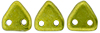 CzechMates Triangle 6mm (loose) : ColorTrends: Saturated Metallic Meadowlark