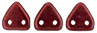 CzechMates Triangle 6mm (loose) : ColorTrends: Saturated Metallic Cherry Tomato