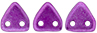 CzechMates Triangle 6mm (loose) : ColorTrends: Saturated Metallic Spring Crocus