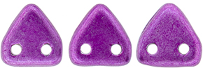 CzechMates Triangle 6mm (loose) : ColorTrends: Saturated Metallic Spring Crocus