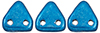 CzechMates Triangle 6mm (loose) : ColorTrends: Saturated Metallic Nebulas Blue