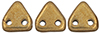CzechMates Triangle 6mm (loose) : ColorTrends: Saturated Metallic Ceylon Yellow