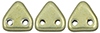 CzechMates Triangle 6mm (loose) : ColorTrends: Saturated Metallic Limelight