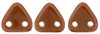 CzechMates Triangle 6mm (loose) : Opaque Umber