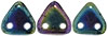 CzechMates Triangle 6mm (loose) : Iris - Green