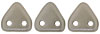 CzechMates Triangle 6mm (loose) : Pearl Coat - Brown Sugar