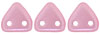 CzechMates Triangle 6mm (loose) : Pearl Coat - Flamingo