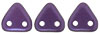 CzechMates Triangle 6mm (loose) : Pearl Coat - Purple Velvet