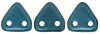 CzechMates Triangle 6mm (loose) : Pearl Coat - Steel Blue