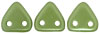 CzechMates Triangle 6mm (loose) : Pearl Coat - Olive
