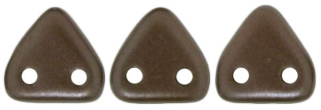 CzechMates Triangle 6mm (loose) : Pearl Coat - Bistre