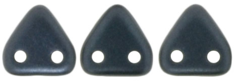 CzechMates Triangle 6mm (loose) : Pearl Coat - Charcoal