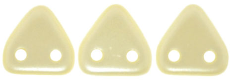 CzechMates Triangle 6mm (loose) : Pearl Coat - Cream