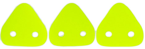 CzechMates Triangle 6mm (loose) : Neon - Yellow