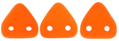 CzechMates Triangle 6mm (loose) : Neon - Orange