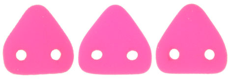 CzechMates Triangle 6mm (loose) : Neon - Pink