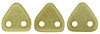 CzechMates Triangle 6mm (loose) : Halo Ethereal - Celadon