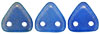 CzechMates Triangle 6mm (loose) : Halo - Ultramarine