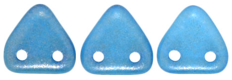 CzechMates Triangle 6mm (loose) : Halo - Azurite