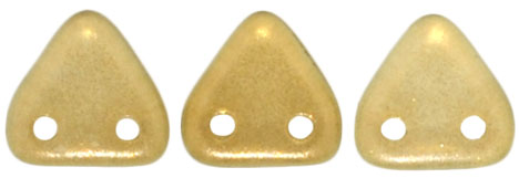 CzechMates Triangle 6mm (loose) : Halo - Linen