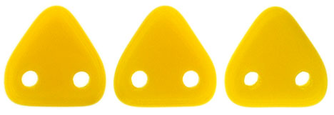 CzechMates Triangle 6mm (loose) : Sunflower Yellow