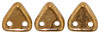 CzechMates Triangle 6mm (loose) : Bronze