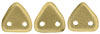 CzechMates Triangle 6mm (loose) : Matte - Metallic Flax