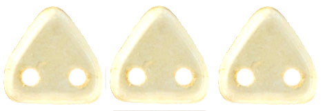 CzechMates Triangle 6mm (loose) : Luster - Transparent Champagne