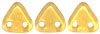 CzechMates Triangle 6mm (loose) : Topaz Luster - Transparent Champagne