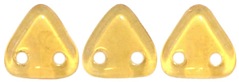 CzechMates Triangle 6mm (loose) : Topaz Luster - Transparent Champagne