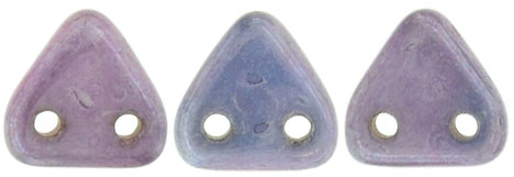 CzechMates Triangle 6mm (loose) : Luster - Metallic Amethyst