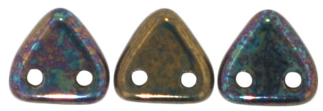 CzechMates Triangle 6mm (loose) : Oxidized Bronze