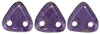 CzechMates Triangle 6mm (loose) : Pink/Topaz Luster - Tanzanite