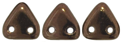 CzechMates Triangle 6mm (loose) : Dk Bronze