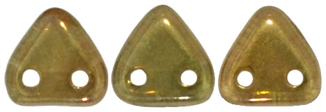 CzechMates Triangle 6mm (loose) : Patina - Olivine